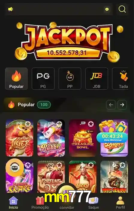 Promoções Especiais no mm777 App